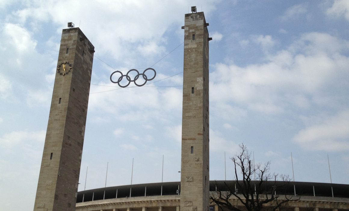 Olympic Rings at Olympic Stadium Berlin