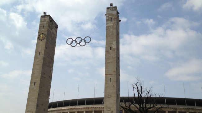 Olympic Rings at Olympic Stadium Berlin